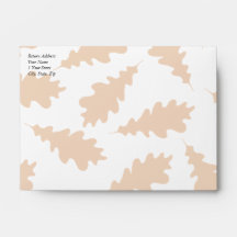 Autumn Leaves Pattern. Envelope