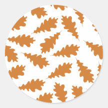 Autumn Leaves Pattern. Sticker