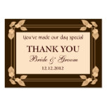 Autumn Leaves Personalized Wedding Favor Gift Tags Business Card Template