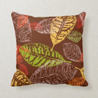 Autumn leaves pillow