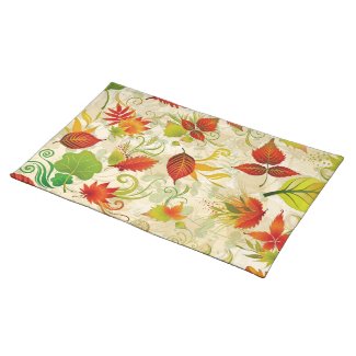 autumn leaves placemat