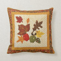 Autumn Leaves   Polyester Throw Pillow