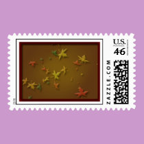 Autumn Leaves Postage postage