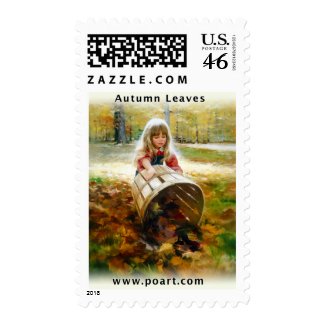 Autumn Leaves stamp