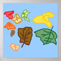 Autumn Leaves Print