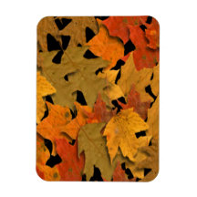 Autumn Leaves Rectangle Magnets