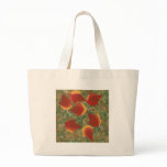 Autumn Leaves Red Maple Abstract on Grass bags