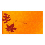 Autumn Leaves Special Occasion Place Cards Business Card Templates