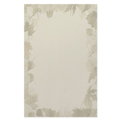 Autumn Leaves Personalized Stationery by uniqueprints