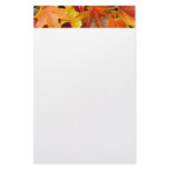 Autumn Leaves Stationery Custom Fall Leaf