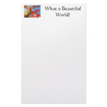 Autumn Leaves Stationery What a Beautiful World!