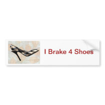 Autumn Leaves Stilettos Bumper Sticker