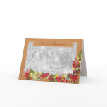 Autumn Leaves Template Greeting Card