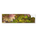 Autumn Leaves: Thanksgiving - Bumper Sticker bumper stickers
