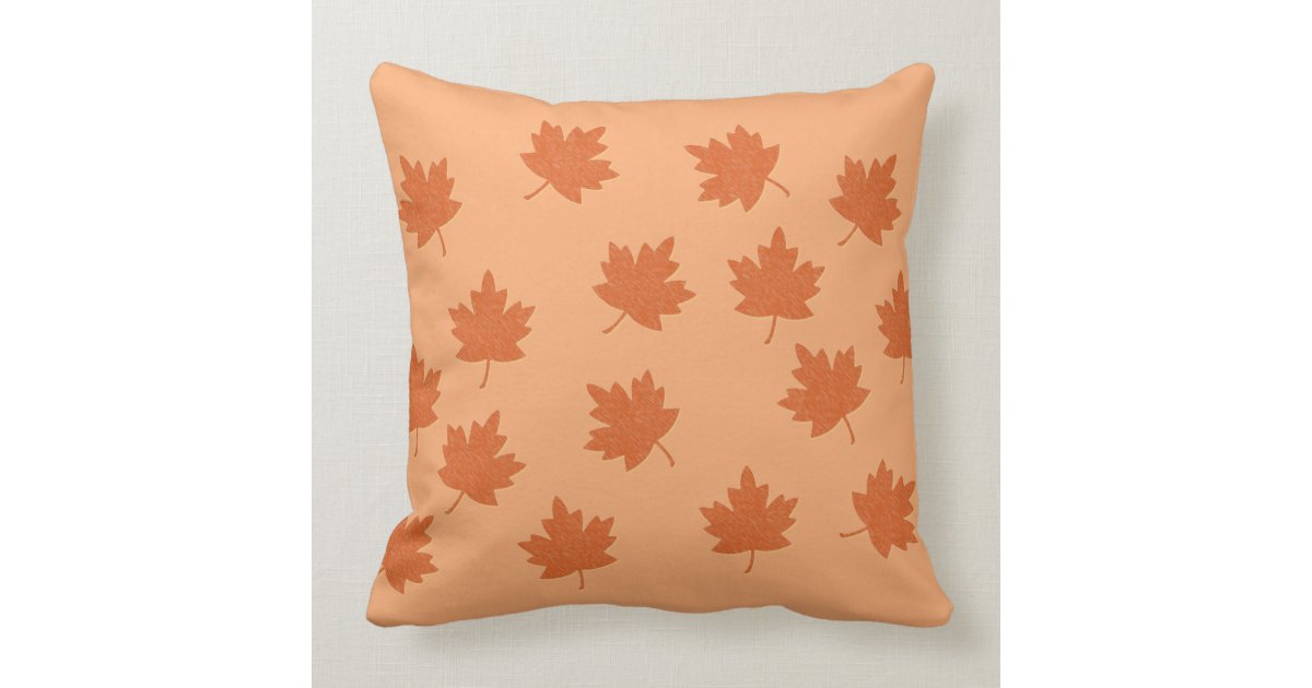 Autumn Leaves Throw Pillow Zazzle