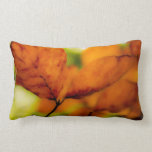Autumn leaves throw pillow lumbar pillows