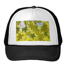 autumn leaves trucker hats