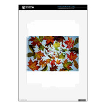 Autumn Leaves Vortex Art Decal For The iPad 2