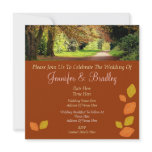 Autumn Leaves Wedding Invites