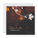 Autumn Leaves Wedding Invitation