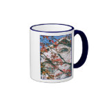 'Autumn Leaves with Blue Sky' Mug
