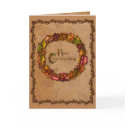 Autumn Leaves Wreath cards by RainbowCards Autumn Leaves Wreath cards