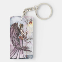 Autumn Light Gothic Fantasy Fairy Art Acrylic Key Chains