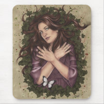 Autumn Magic Butterfly Mousepad mousepads