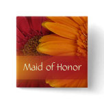 Autumn Maid of Honor Pin / Button