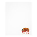autumn makes trees sing letterhead design
