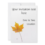 Autumn Maple Leaf in Shades of Gold Announcement