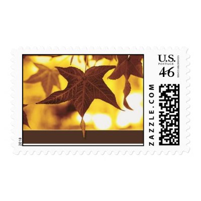 Autumn Maple Leaves Stamp by kdahrens