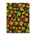 autumn maple leaves postcards