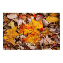 Autumn Maple Leaves posters by VermontCardCompany Autumn Maple Leaves posters