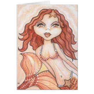 Autumn Mermaid card