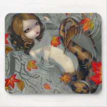 "Autumn Mermaid" Mousepad by strangeling "Autumn Mermaid" Mousepad