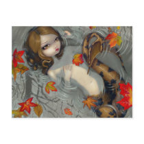 "Autumn Mermaid" Postcard