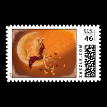 Autumn Moon Angel stamps