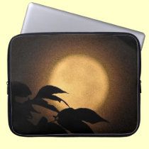 Autumn Moon laptop sleeves