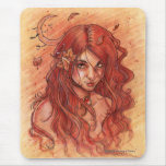 Autumn Moon Fairy Mousepad