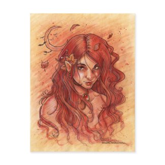 Autumn Moon Postcard postcard