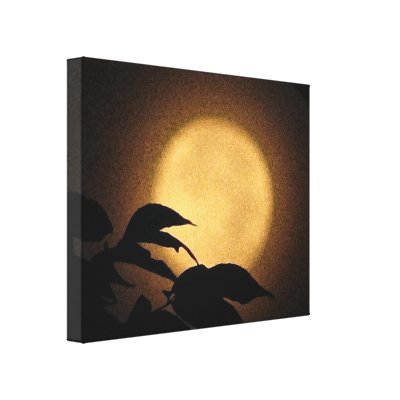 Autumn Moon Stretched Canvas Print