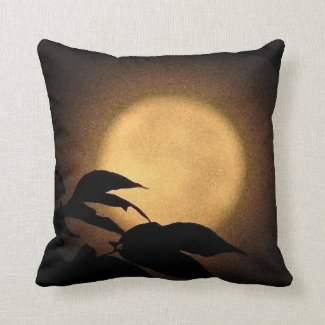 Autumn Moon Throw Pillow