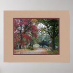 Autumn Morning in Frankfort Cemetery Print