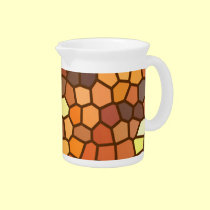 Autumn Mosaic Abstract pitchers