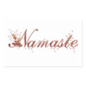 Autumn Namaste Yoga sticker