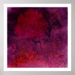 Autumn Night Art Poster