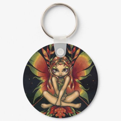 "Autumn Night Fairy" Keychain by strangeling