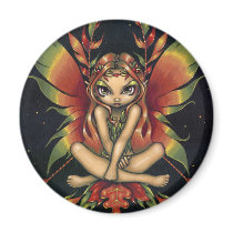 "Autumn Night Fairy" Magnet by strangeling "Autumn Night Fairy" Magnet