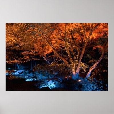 Autumn Night Lights - Print by Dreamcore